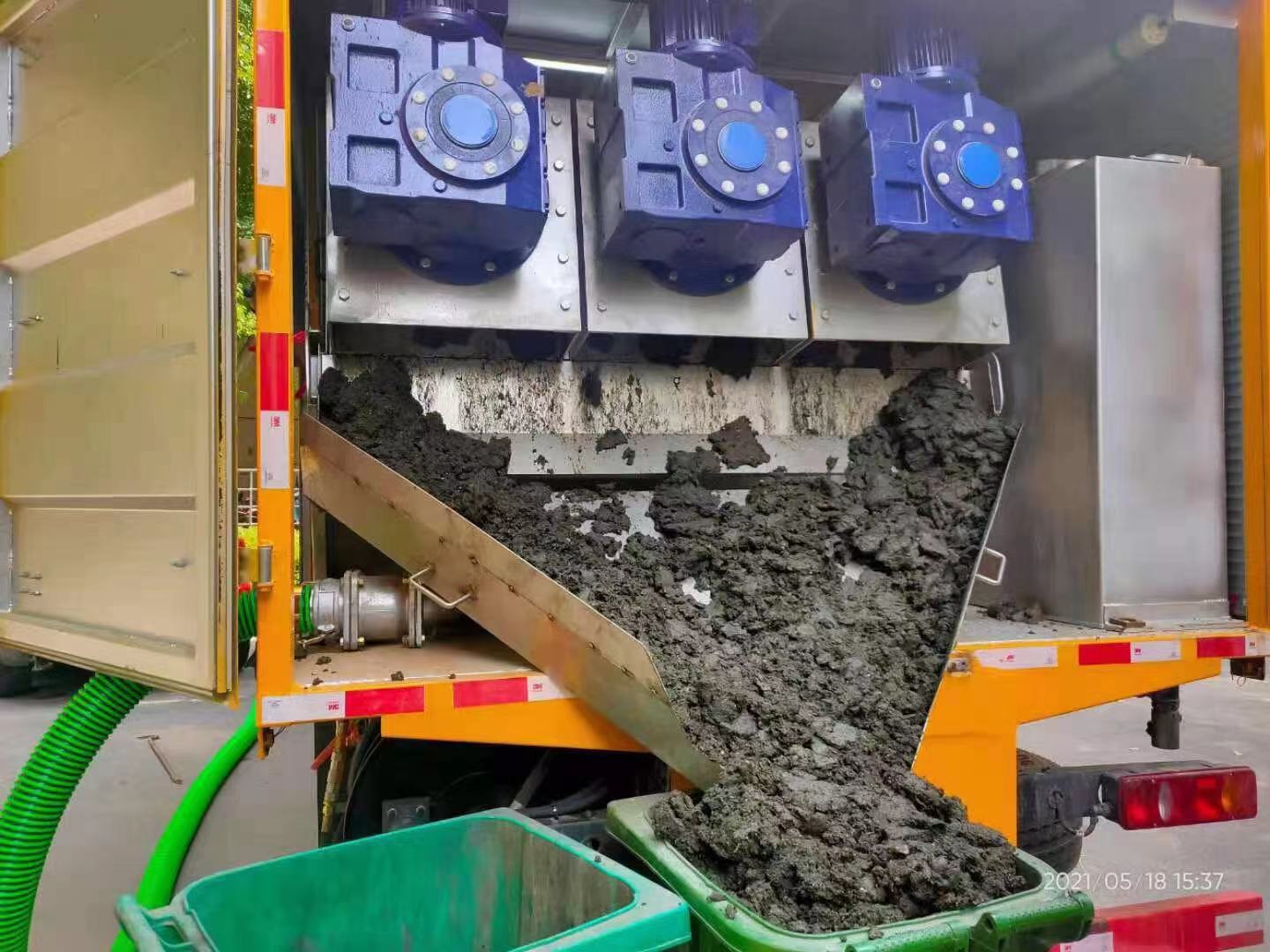 苍梧化粪池清掏城市维护站-泥浆净化干湿分离处理